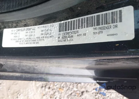 2013 Chrysler 200 Lx из США, поврежденный, VIN 1C3CCBAB7DN735376